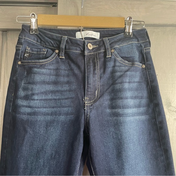 Kancan Constance Essentials High Rise Bootcut Jeans Dark Wash Size 7/27 - Picture 7 of 9
